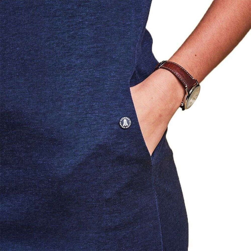 Barbour Dolostone Dress Navy Blue Sleeveless Pocket Dress Women US 14 UK 18 EUC - Picture 12 of 15